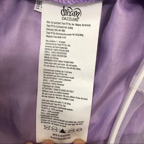 Dream Dazzlers Purple Play Dress removable hoop (OH) - Picture 6 of 11